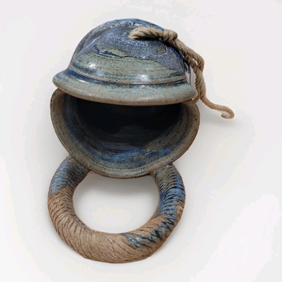 Village Potter Other - Pottery Bird Feeder or Planter‎ Village Potter Colby Handmade